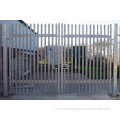 European style modern wrought iron palisade gate